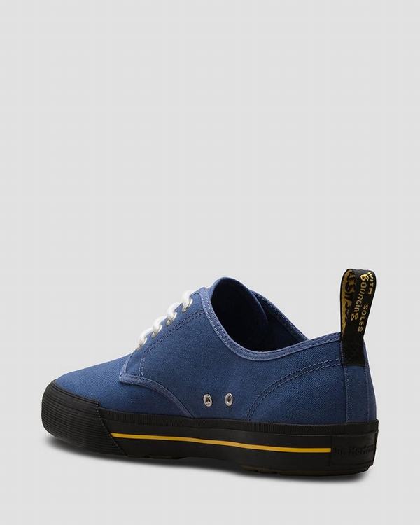 Dr Martens Dámské Tenisky Pressler Canvas Světle Indigo, CZ-821956